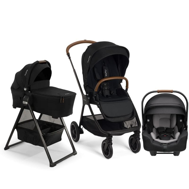 Nuna TRIV Next Bundle - Stroller, LYTL Bassinet + Stand, and PIPA RX Infant Car Seat