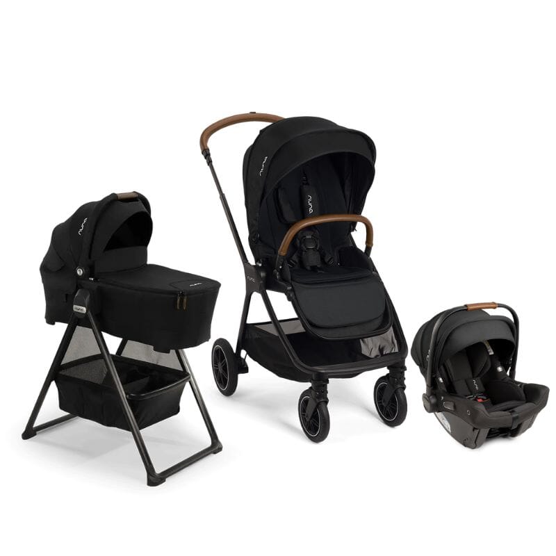 Nuna TRIV Next Bundle - Stroller, LYTL Bassinet + Stand, and PIPA urbn Infant Car Seat