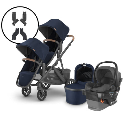 2024 UPPAbaby Vista V2 168赛车官网记录 Double Stroller and Mesa V2 Travel System - Noa / Greyson